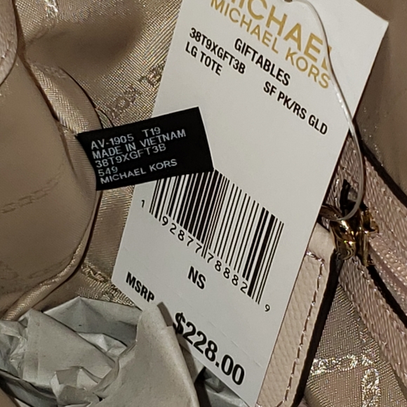 ⚠️LAST ONE⚠️Michael Kors Signature Large Tote Pink - Picture 3 of 6